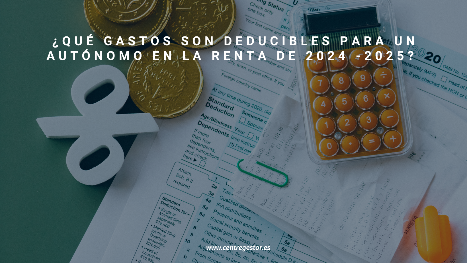 ¿Qué gastos son deducibles para un autónomo en la Renta de 2024 -2025?