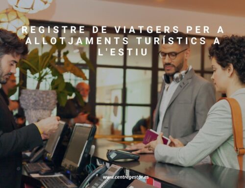 Registre de viatgers per a allotjaments turístics a l’estiu