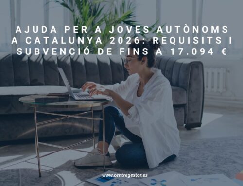Ajuda per a joves autònoms a Catalunya 2026: requisits i subvenció de fins a 17.094 €